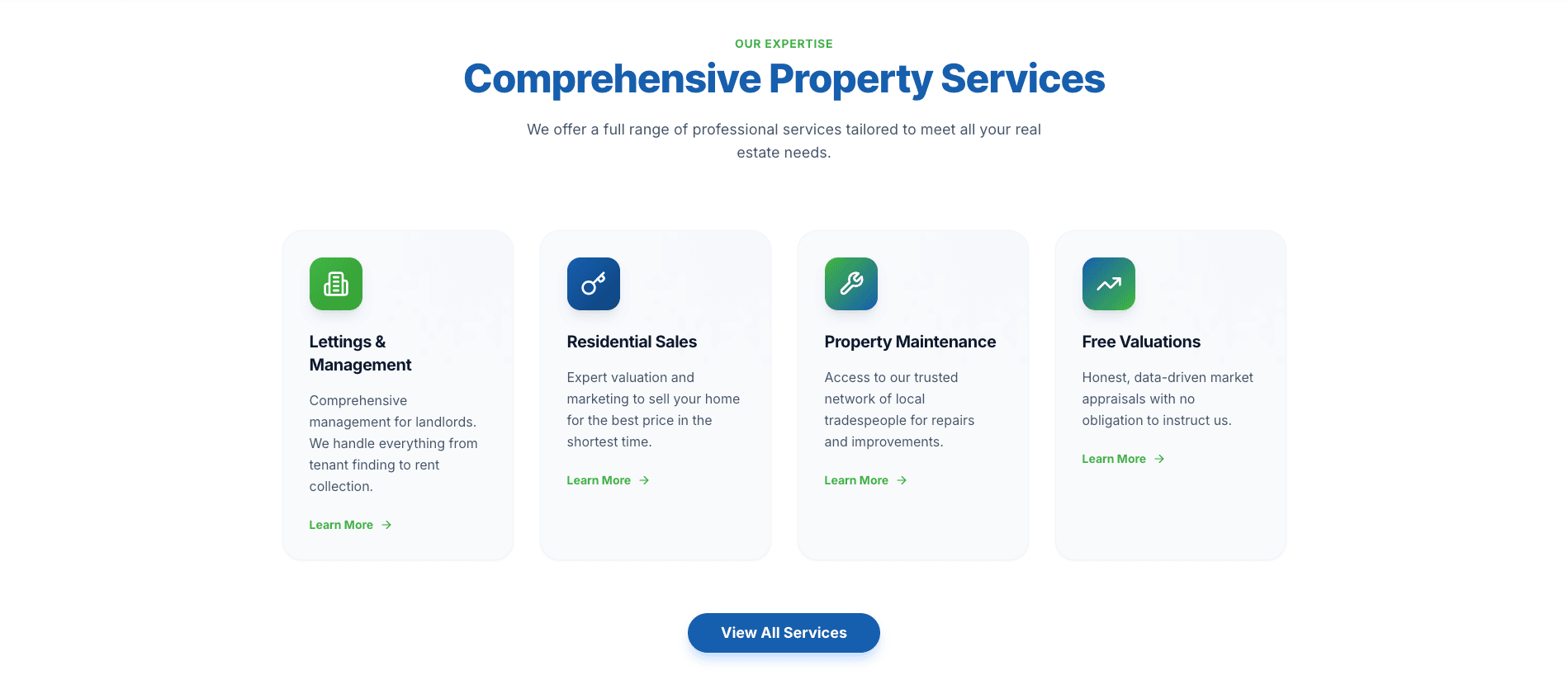 Greenfield Estates property services section